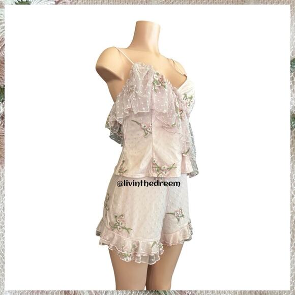 NWOT Majorelle Whitney Shorts & Camisole Princess Pink M Set $249 - Picture 8 of 16